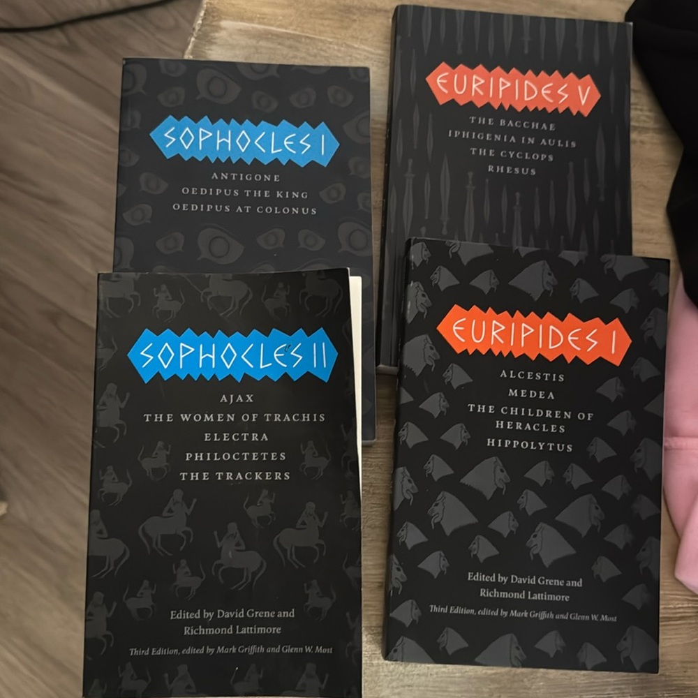 Sophocles l & 11, Euripides l & V
College Text Books